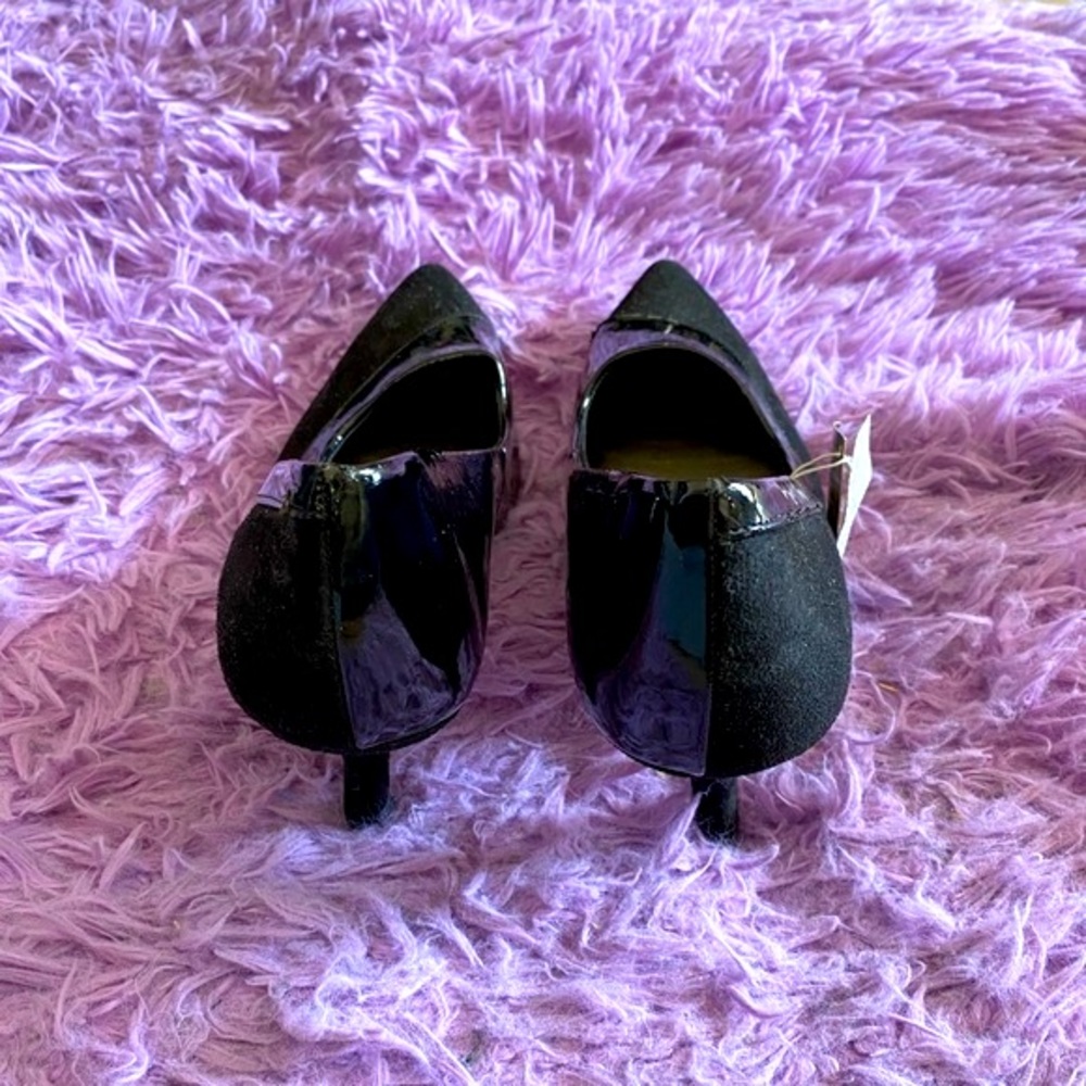 Comfort Plus by Predictions Black Suede & Leather - Picture 7 of 11